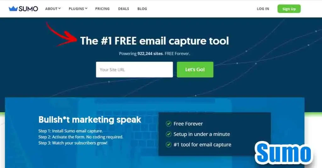Sumo WordPress popup plugin